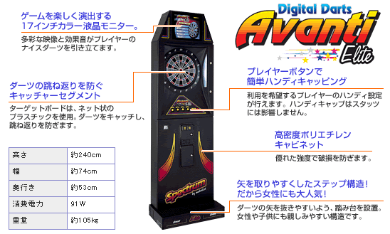 spectrum ( スペクトラム ) ダーツ avanti | 全国対応