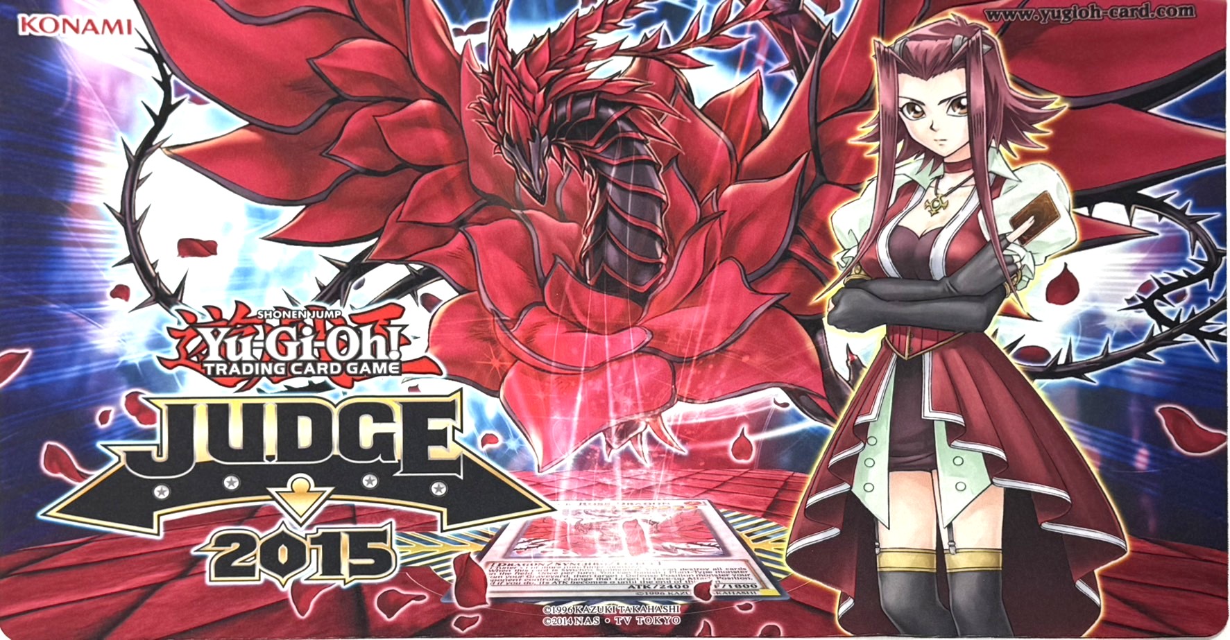 JUDGE2015 ブラックローズ＆十六夜アキ」プレイマット 【サプライ