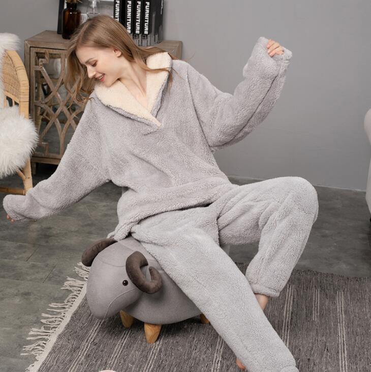 楽天市場】もこもこルームウェア レディース パジャマ 上下セット