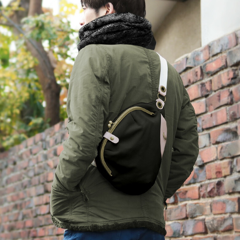 楽天市場】【在庫商品】がま口まめボディバッグ【BEANS（豆）】 ギフト