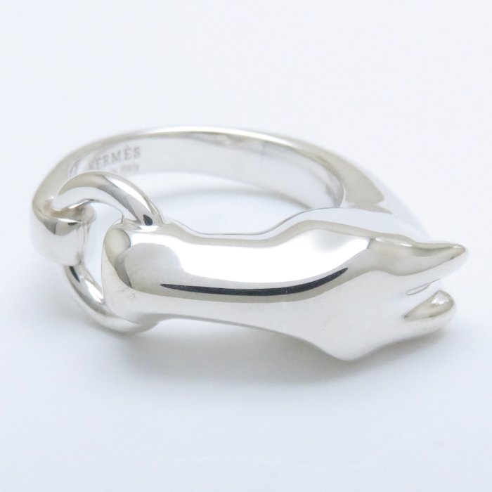 楽天市場】HERMES エルメス ギャロップリング SV925 #59 18.5号