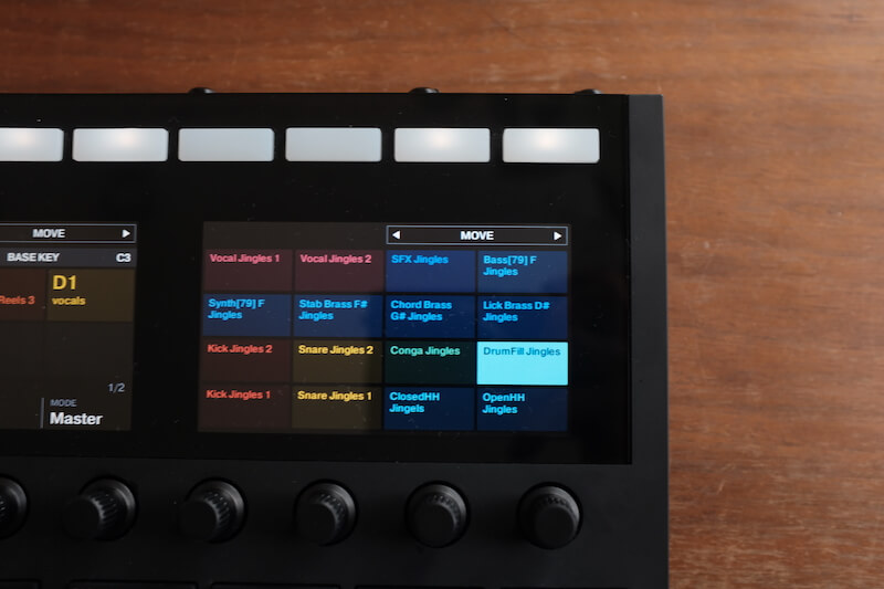Maschine MK3ハードウェアでパッドのカラー変更やサウンド・グループを