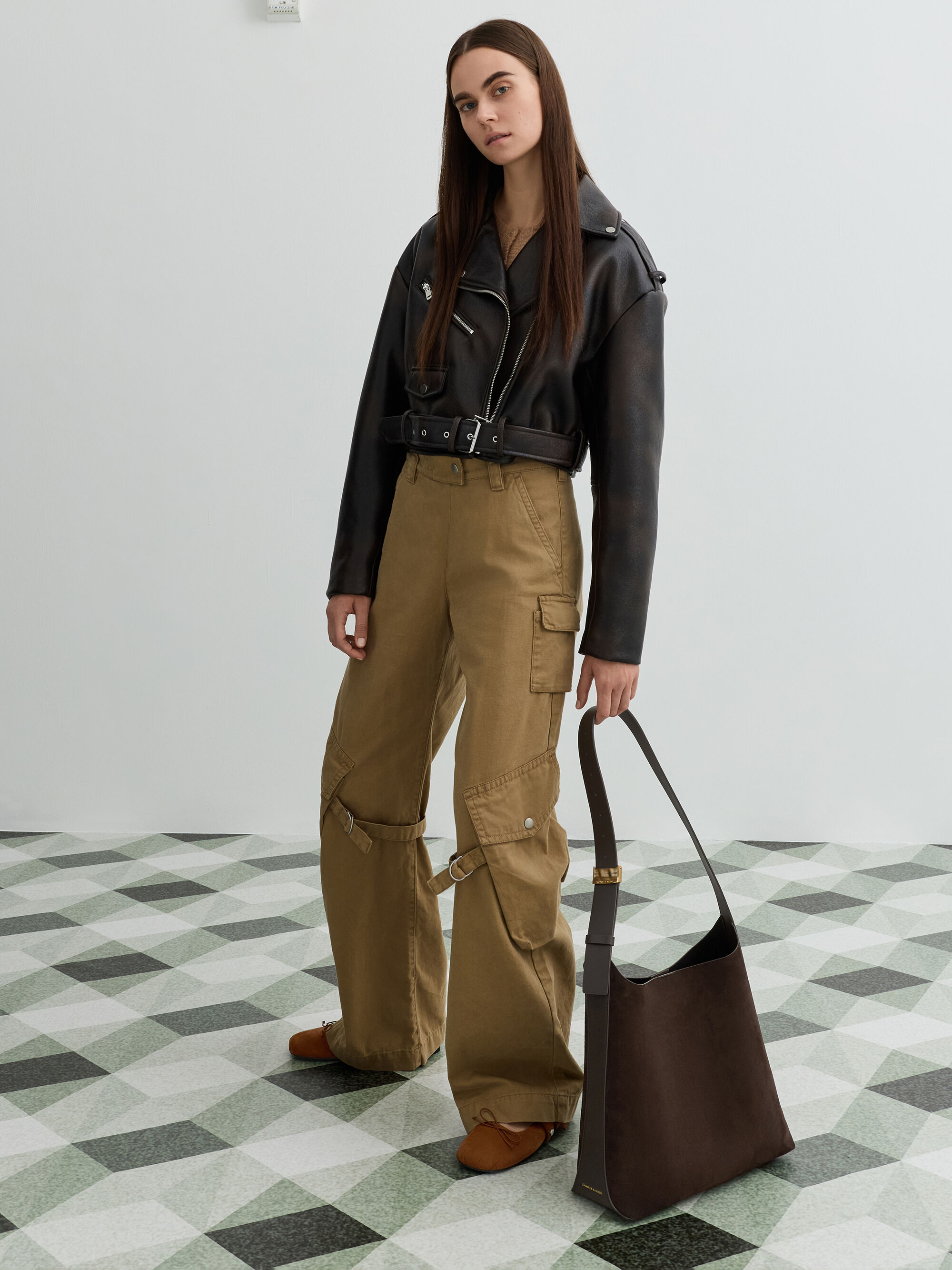 Edna エドナ トートバッグ - エスプレッソブラウン | CHARLES & KEITH