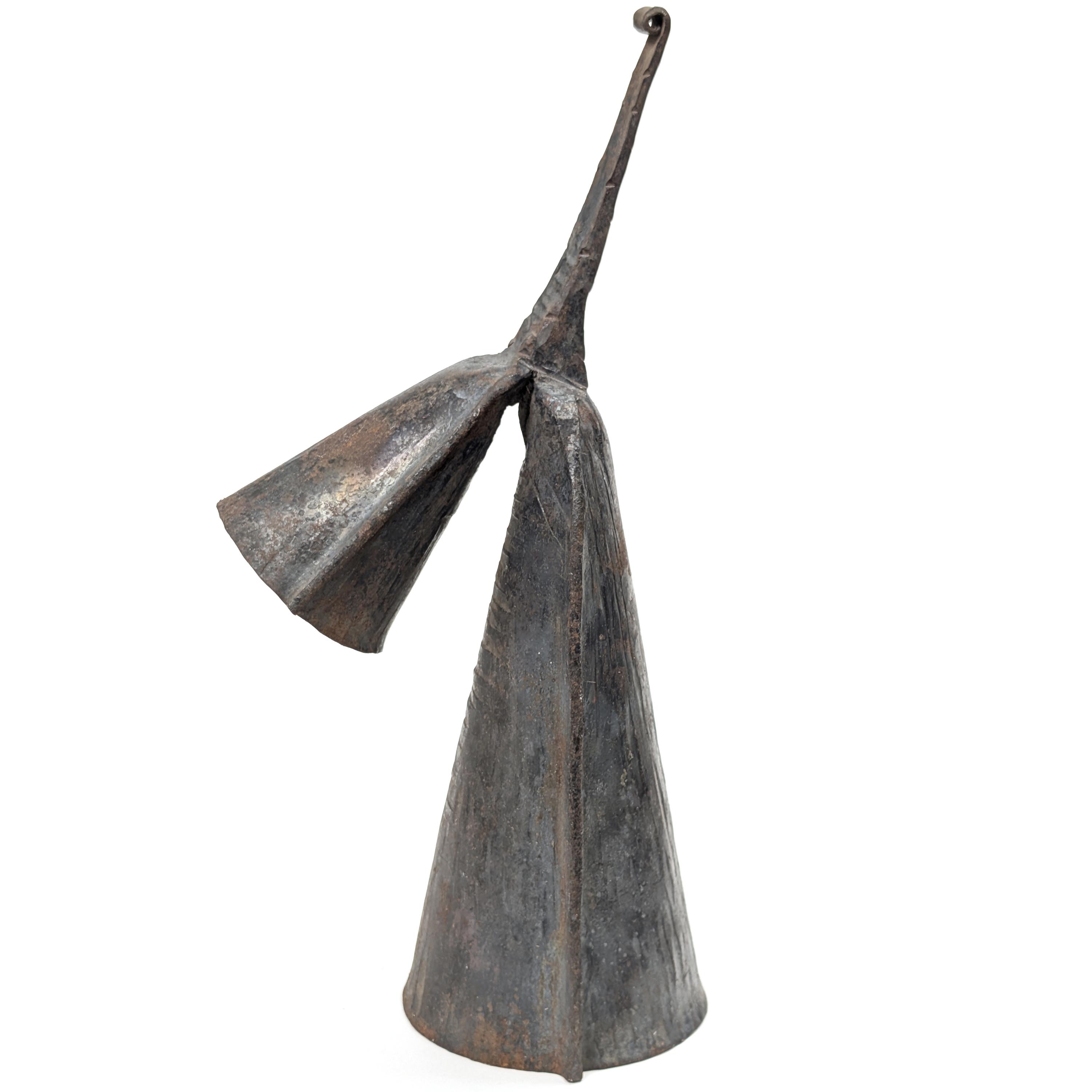 鉄ベル アゴゴ カウベル アフリカンベル （r123-14） - アフリカ雑貨店