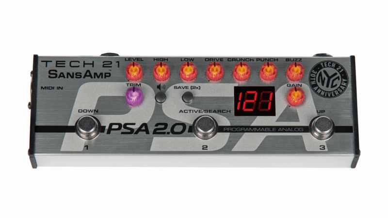 Tech 21／SansAmp PSA 2.0】サンズアンプの名作ラックがペダル・タイプ