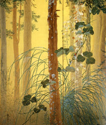 掛軸 下村観山 - 骨董品 買取り八光堂