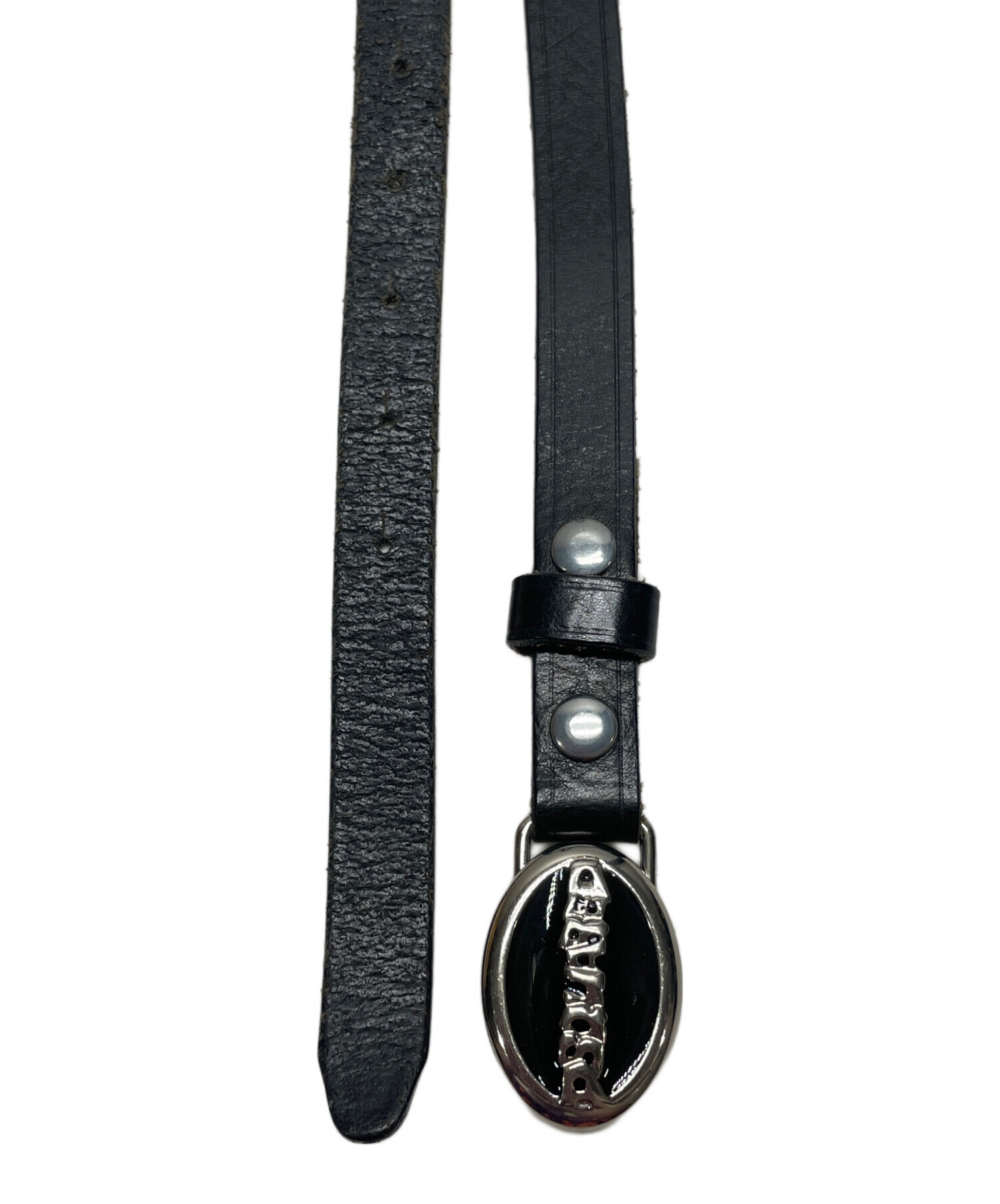 中古・古着通販】DSQUARED2 (ディースクエアード) ロゴ入りレザー