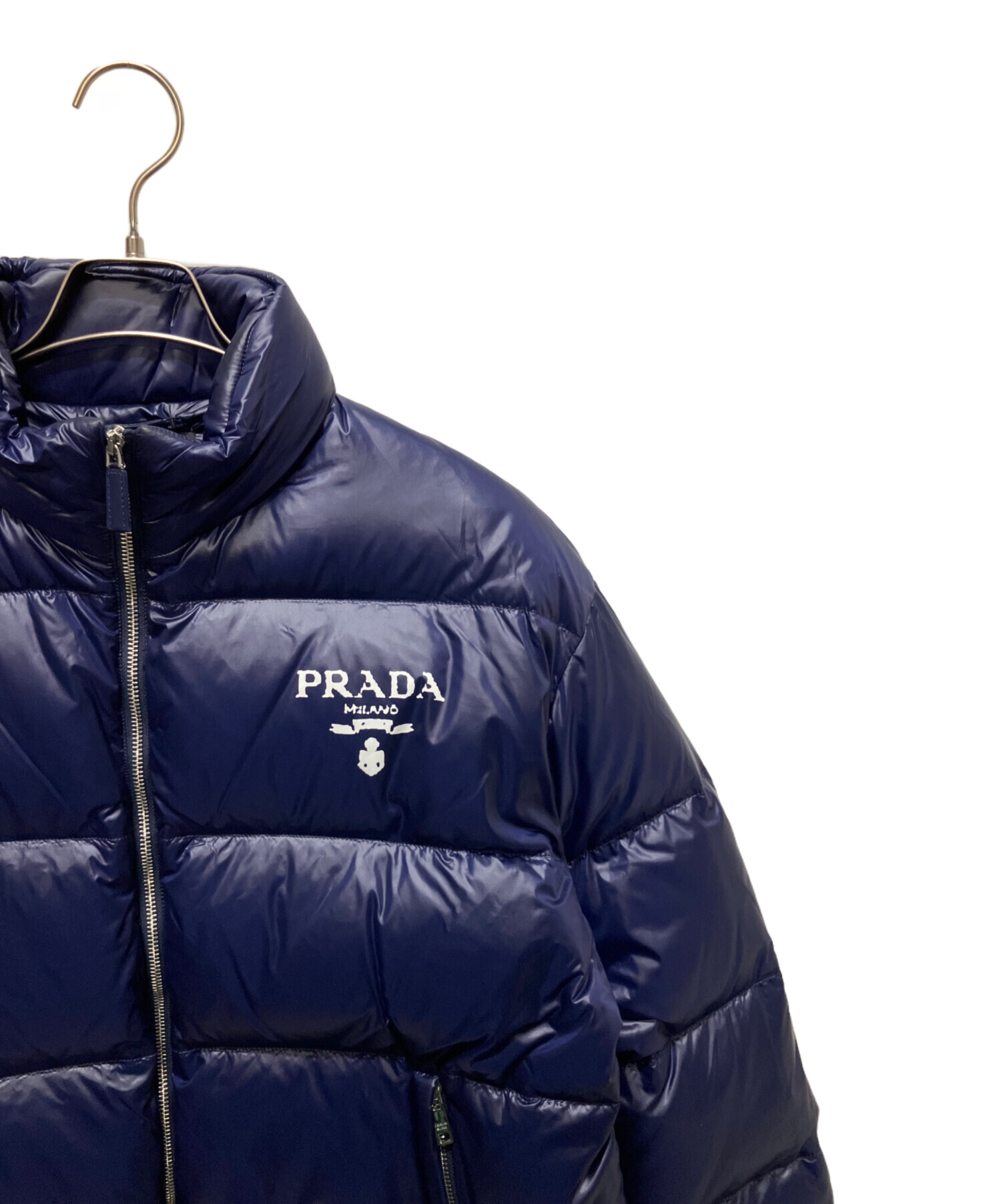 中古・古着通販】PRADA (プラダ) シャイニーナイロンダウンジャケット