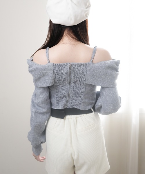 LIP SERVICE（リップサービス） ブラウス シャツ リボンオフショル