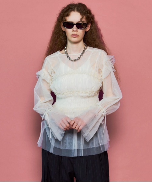 MAISON SPECIAL（メゾンスペシャル） ブラウス シャツ 2way Ruffle