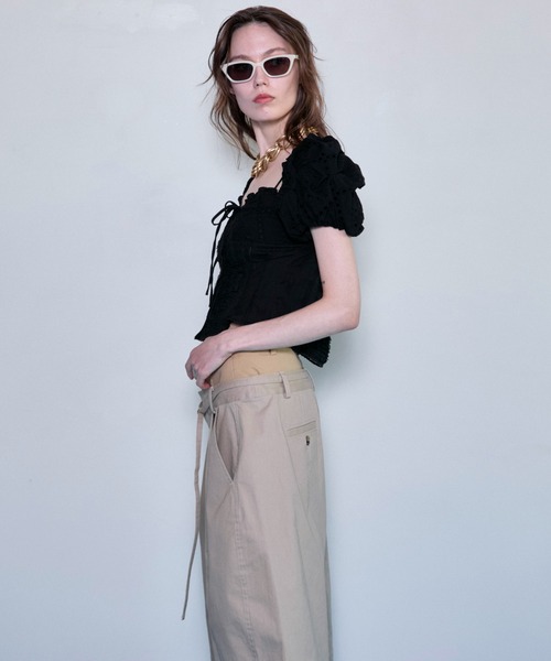 MAISON SPECIAL（メゾンスペシャル） ブラウス シャツ 2way Cotton