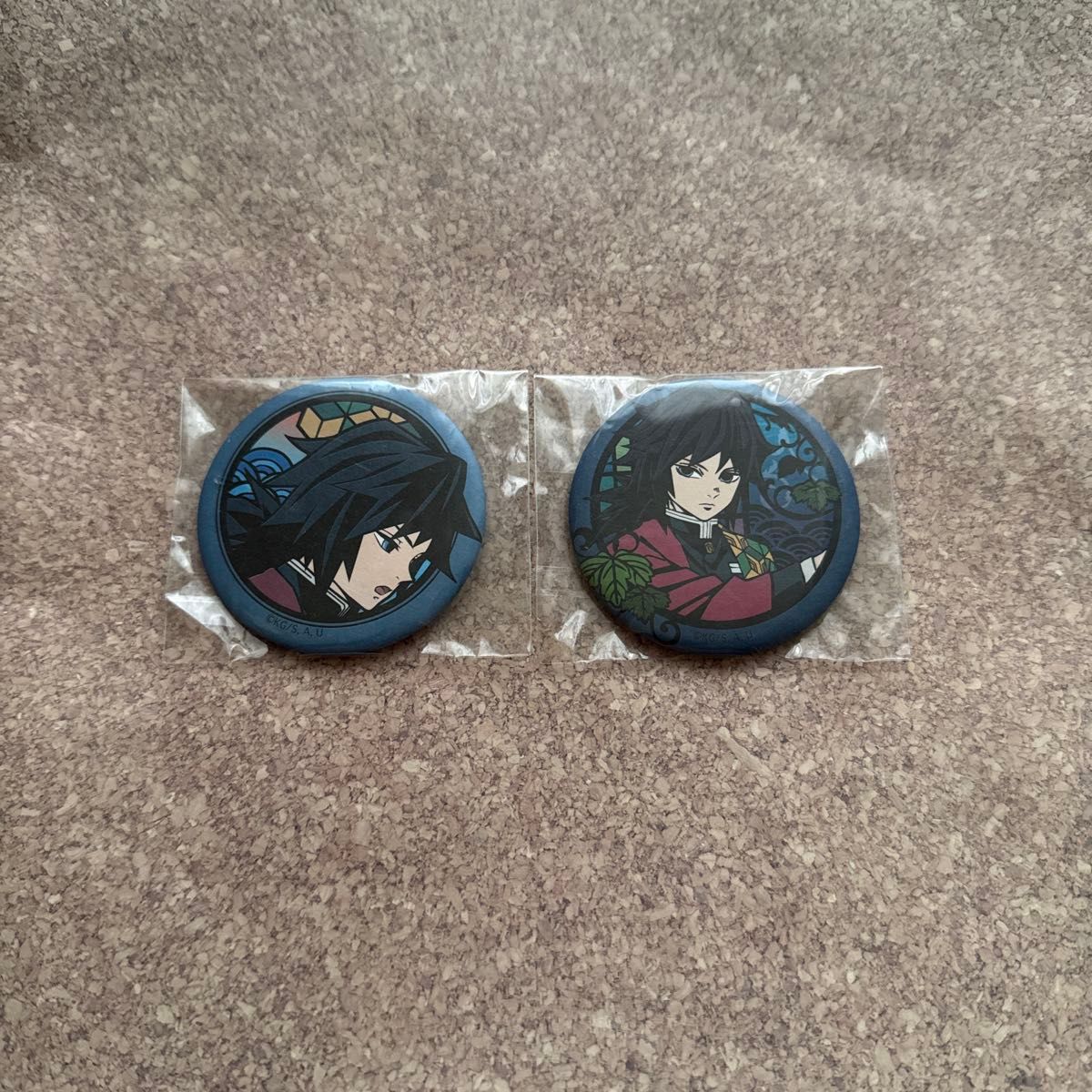 鬼滅の刃 和紙缶バッジ 切り絵シリーズ ジャンプショップ限定 缶バッジ