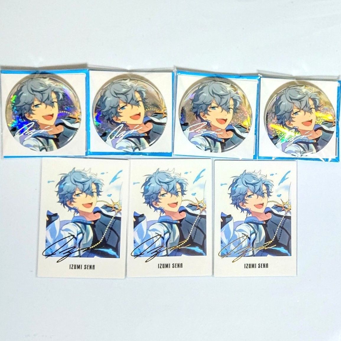 あんスタ ES 9周年記念 ぱしゃっつ & 缶バッジ 神崎颯馬 8点セット