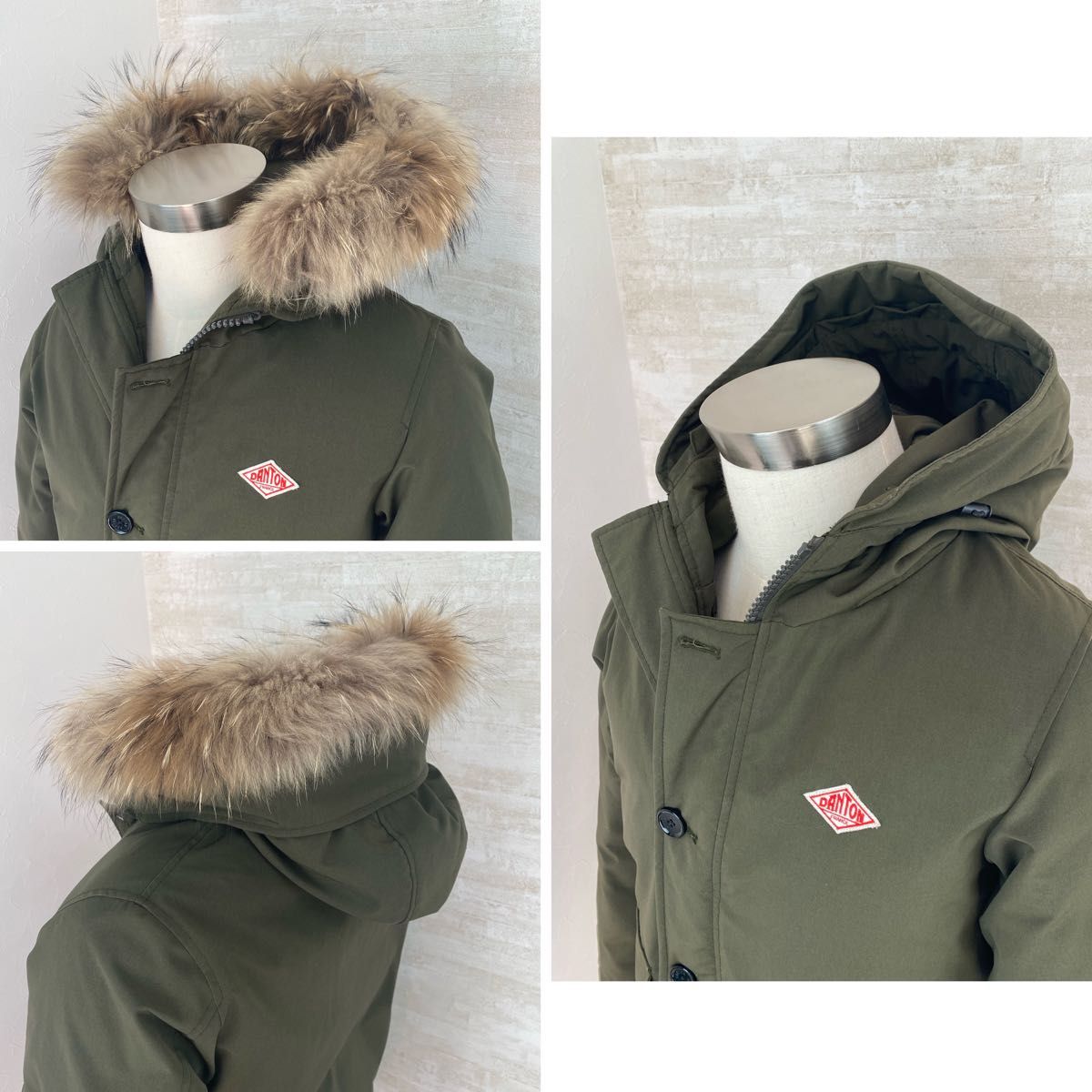 人気】DANTON ダントン / ダウンジャケット / ミドル丈 /38サイズ M