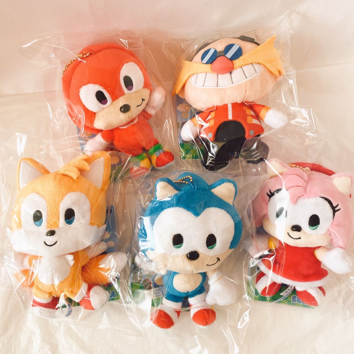 全5種 SONIC＆FRIENDS ソニック＆フレンズ マスコット ぬいぐるみ