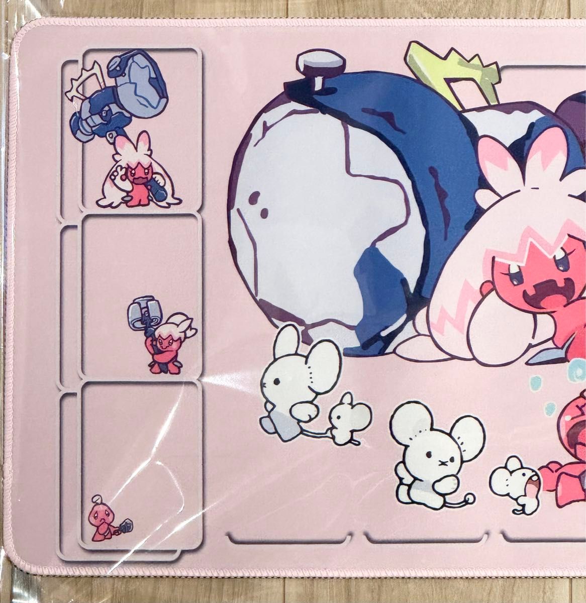 ポケモン デカヌチャン イッカネズミ ラバー プレイマット フレーム