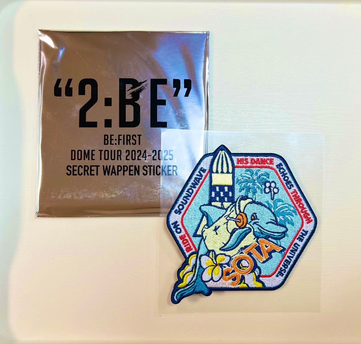 BE FIRST SOTA ソウタ シークレットワッペンステッカー1枚 2 BE DOME