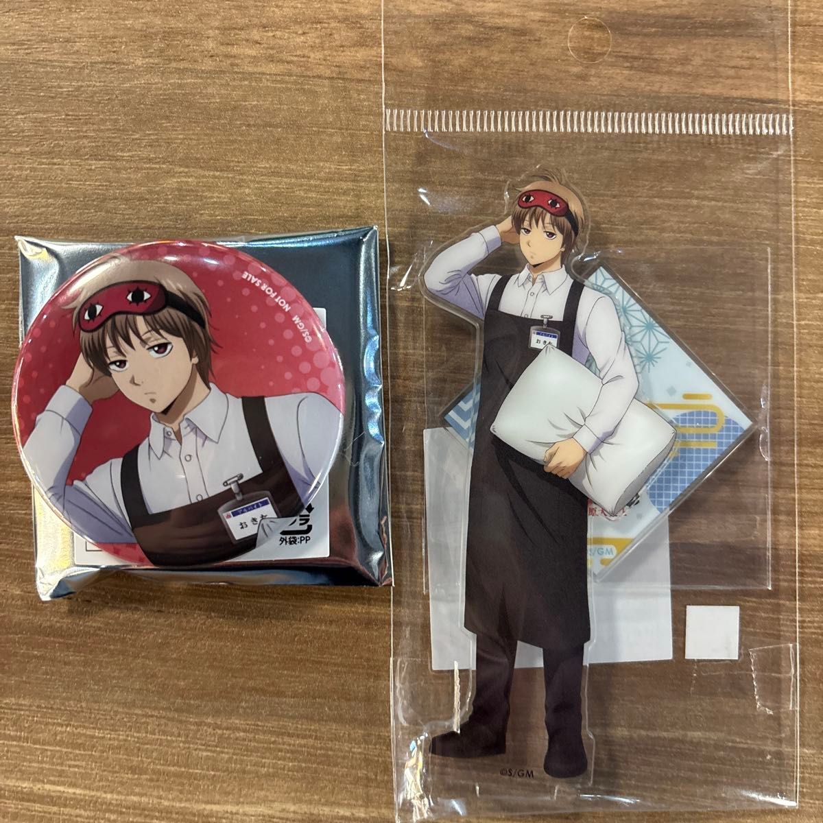 銀魂 ヤマダ電機 YAMADA アクリルスタンド 沖田総悟 特典 缶バッジ