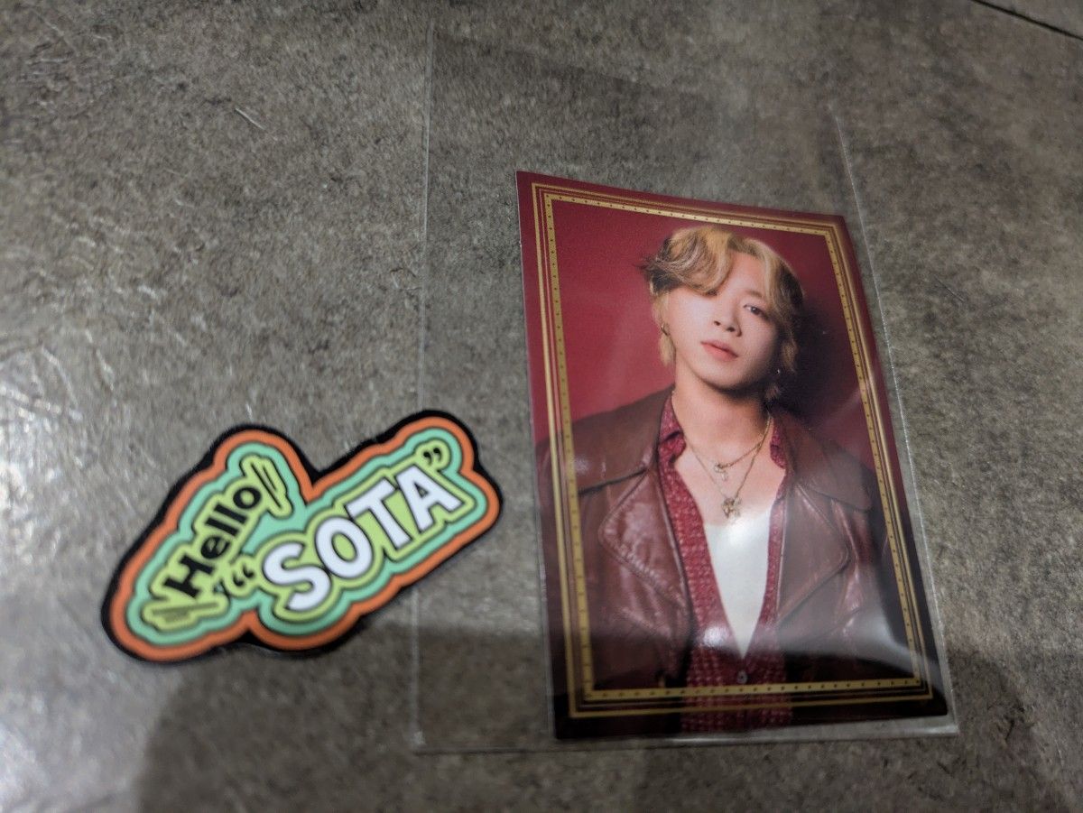 BE FIRST 【SOTA ソウタ】I Want You Back ステッカー Hello My BESTY