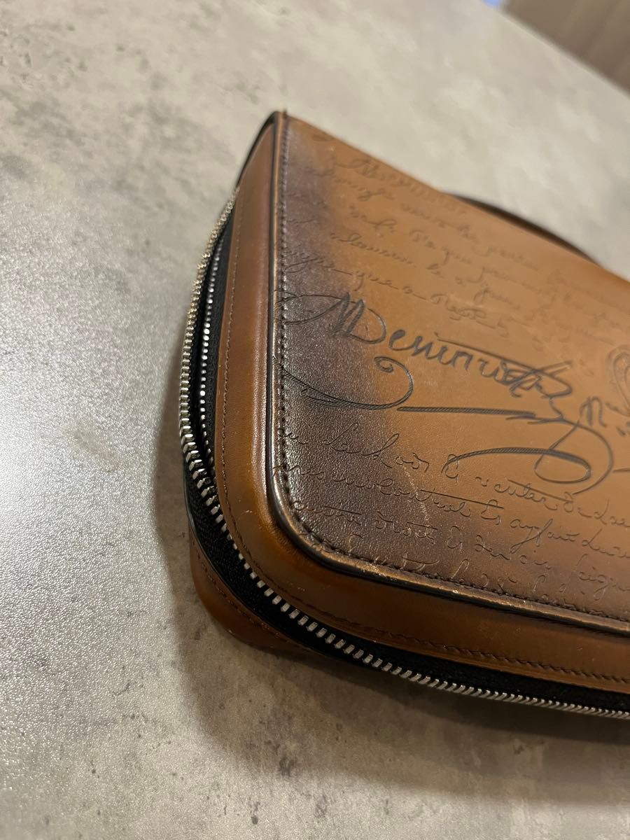 Berluti ベルルッティ イタウバワイド スクリットレザー 長財布 バッグ
