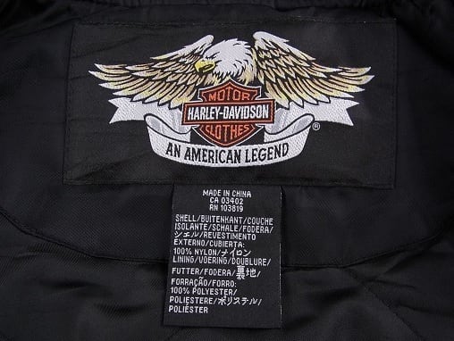 90's HARLEY DAVIDSON MOTOR CYCLES ハーレー ダビッドソン ナイロン