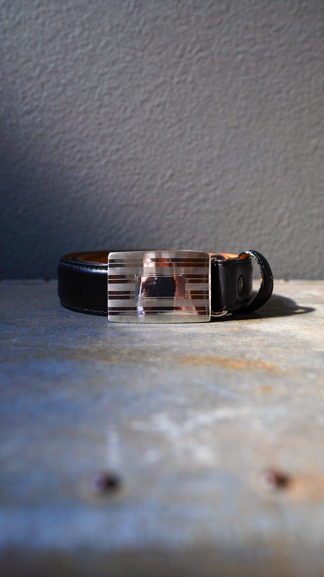 VINTAGE】TIFFANY&Co. ティファニー エンジンターン スライド ベルト