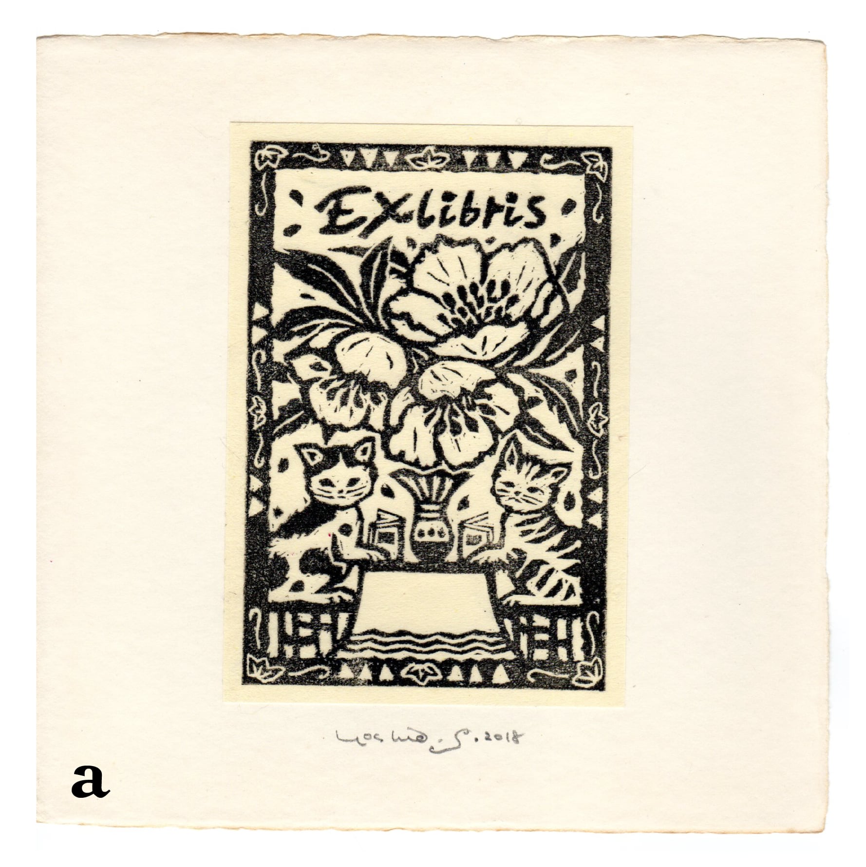 版画＿飾れる蔵書票 | はこヰりリミテッド/ hakoiri limited