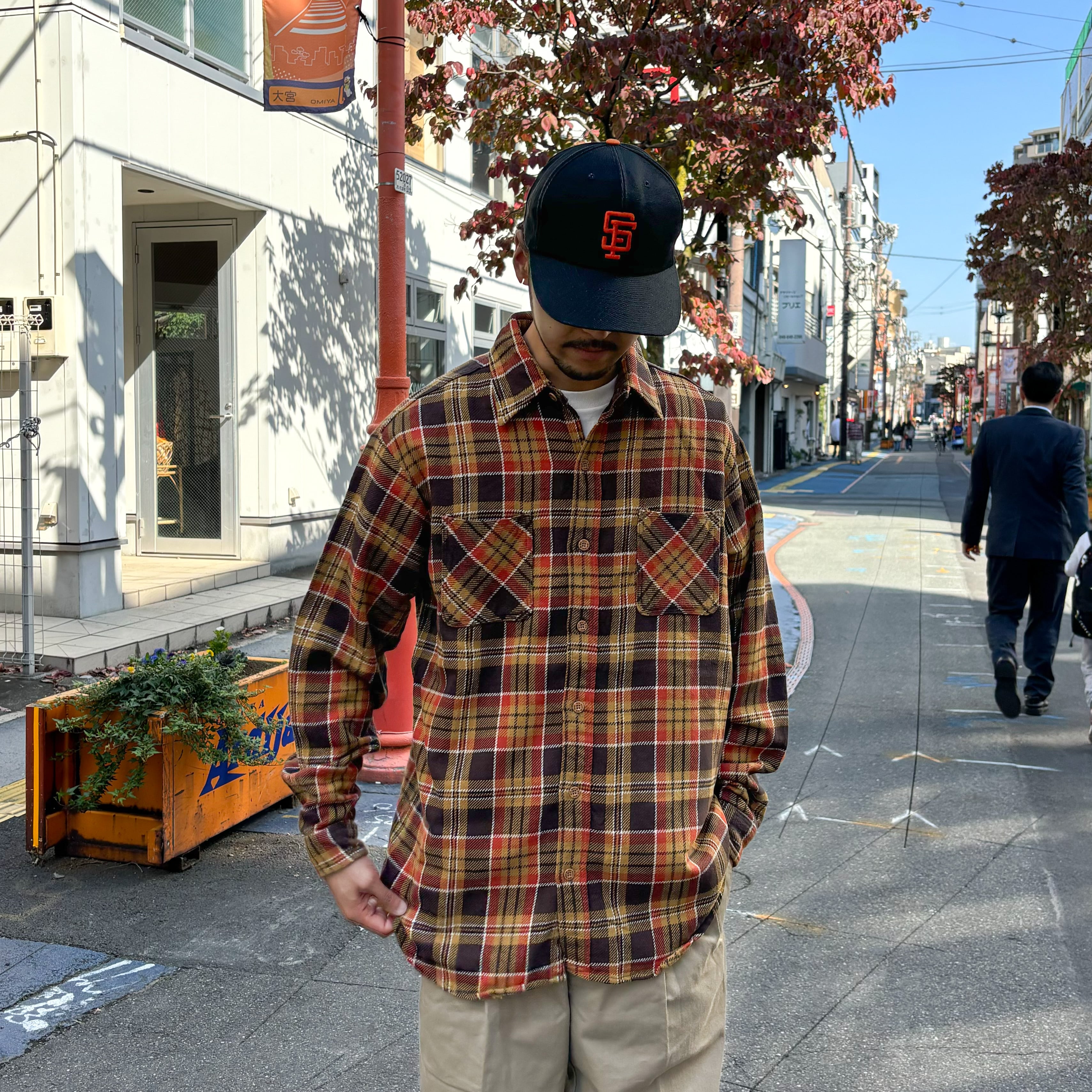 70's BIG MAC Heavy Flannel Shirt L / ビッグマック ネルシャツ