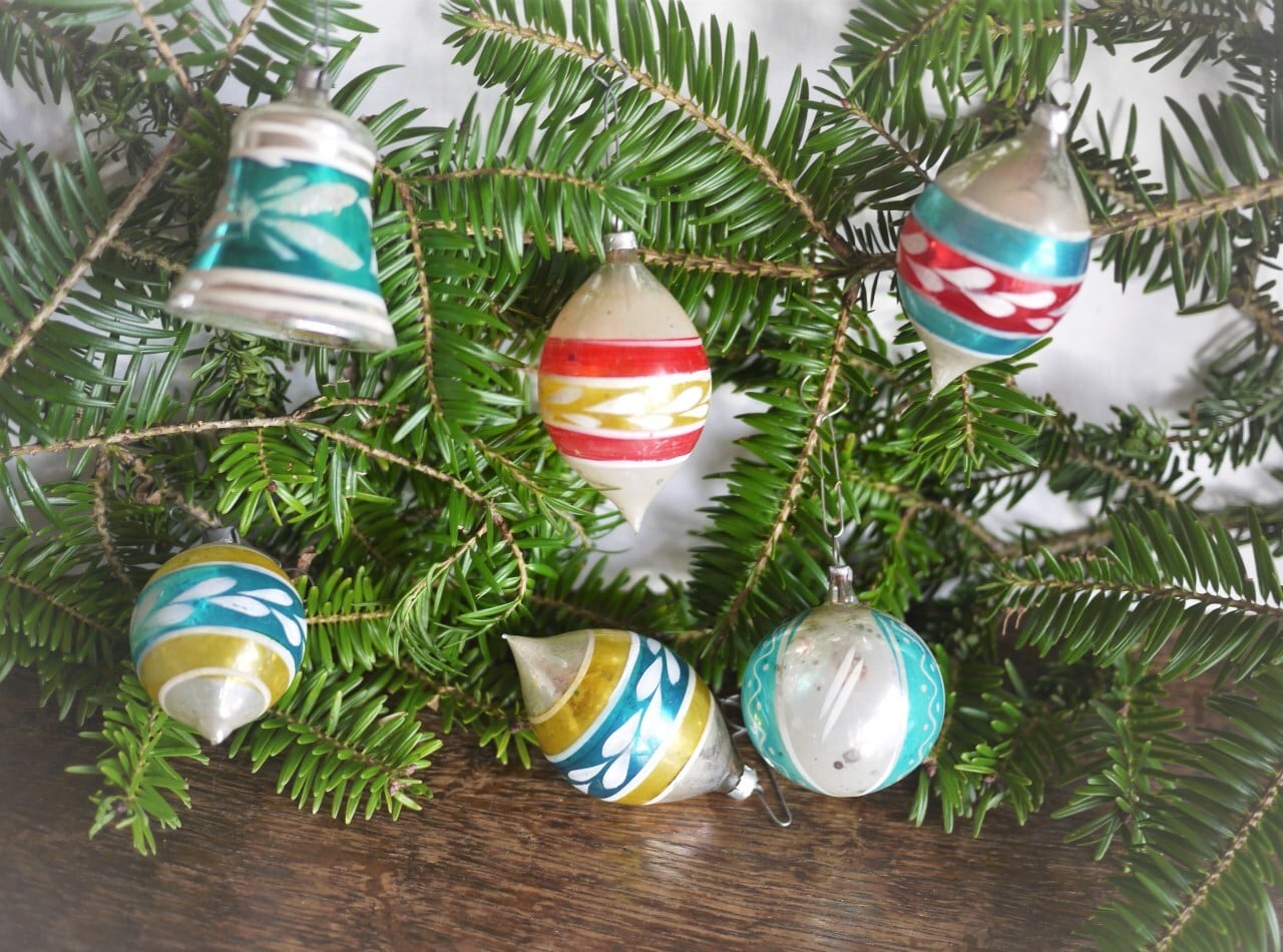 ガラスクーゲル6P クリスマスオーナメントドイツ | こりすのパン屋Base