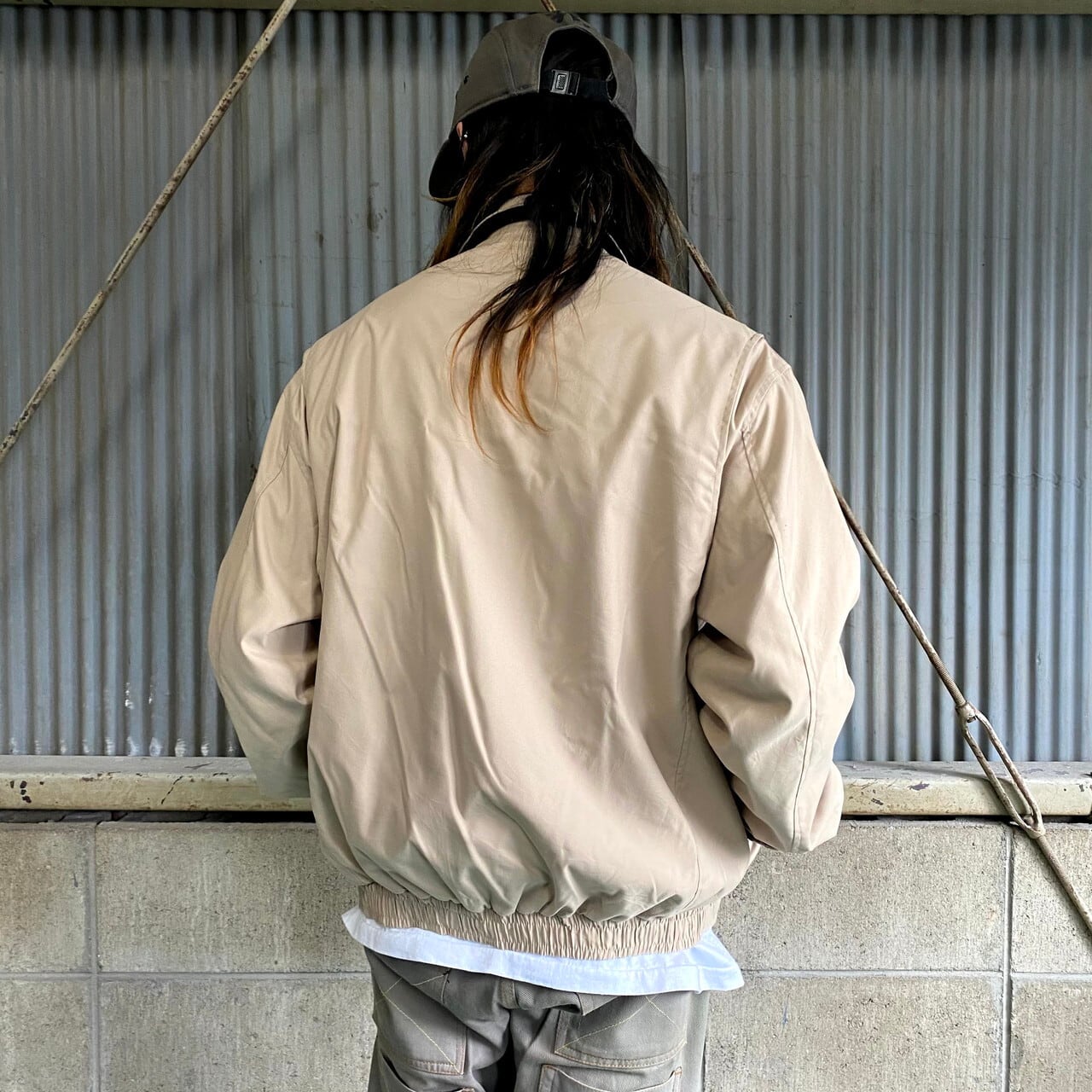 ポロバイラルフローレン スイングトップ メンズL相当 古着 チェック