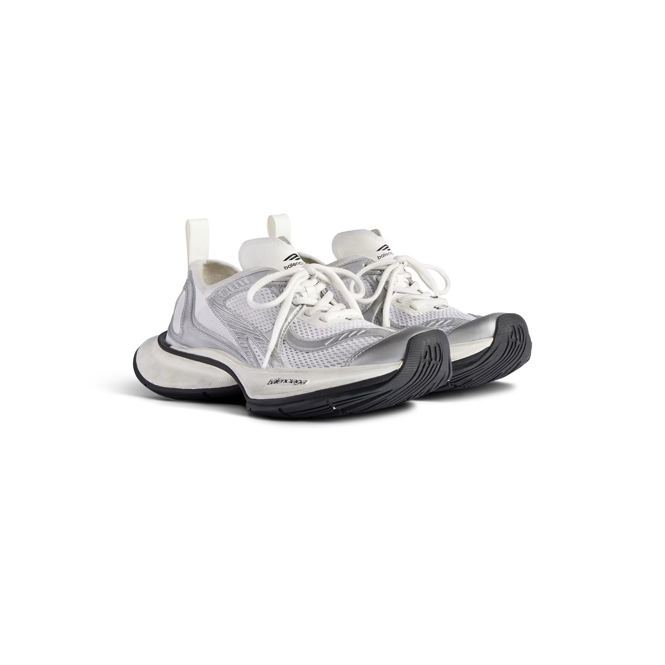 正規品・送料無料】BALENCIAGA / Circuit Sneaker(WHITE/SHILVER