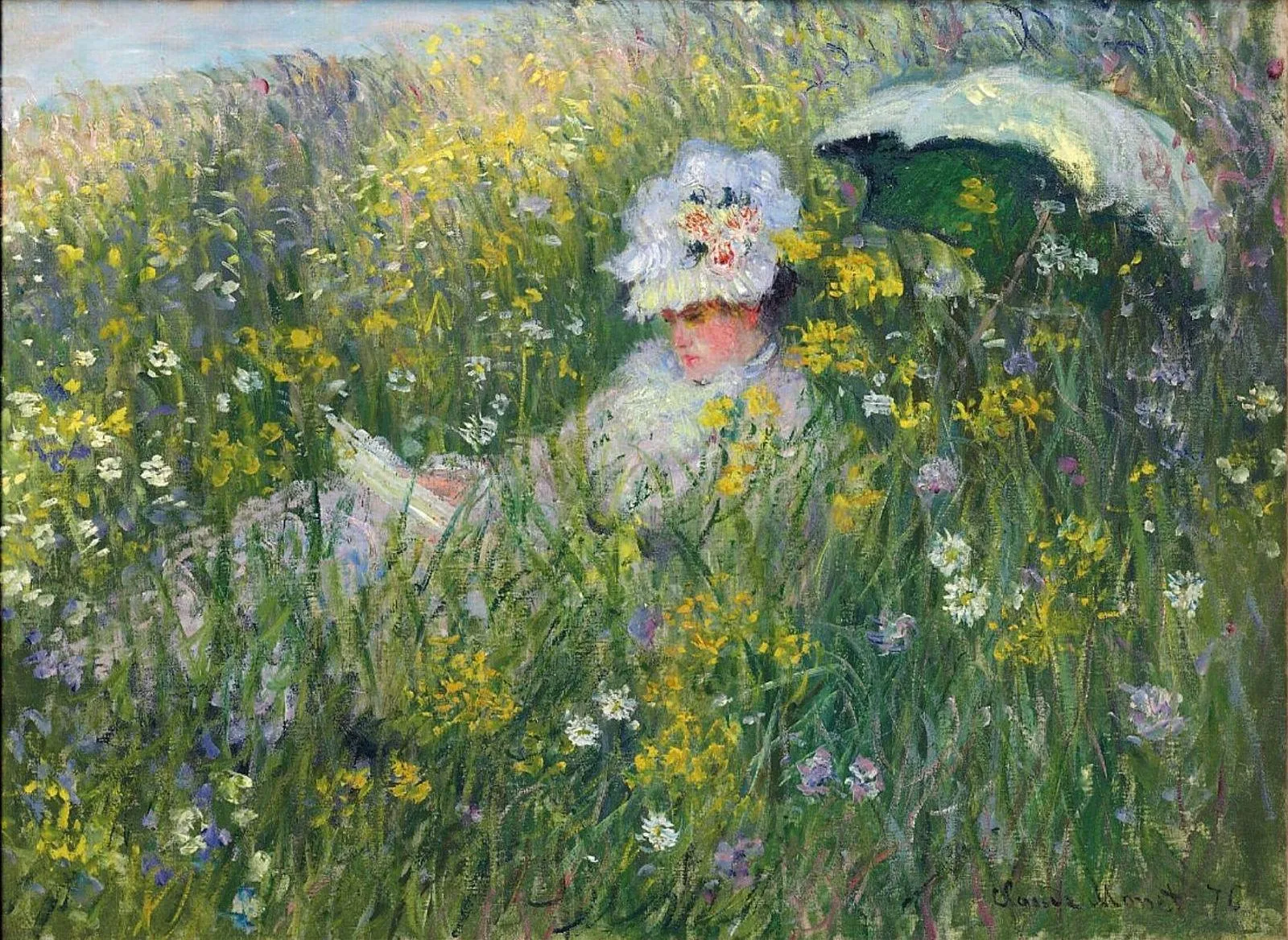 Claude Monet | Pommiers en Fleurs, 1878 | Masterpieces | Tutt'Art@