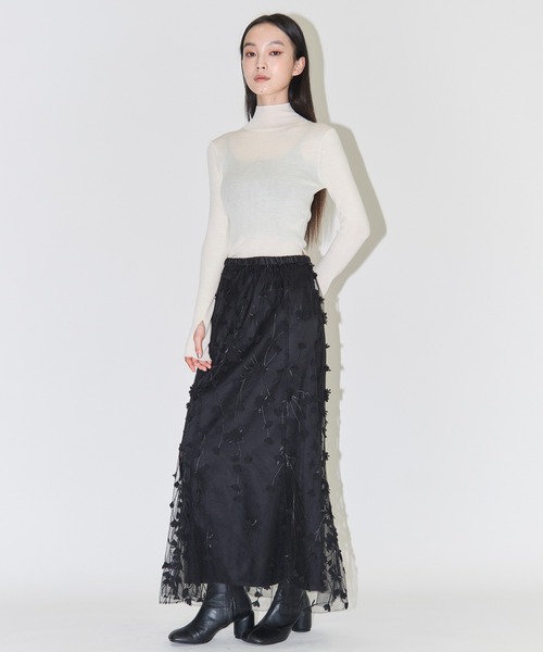 AMERI/アメリ】別注 3D FLOWER LAYERED SKIRT/フラワーレイヤード