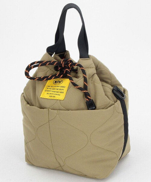 KiU/キウ PADDED POCKETFUL MINI BAG パデッドポケッタフルミニバッグ