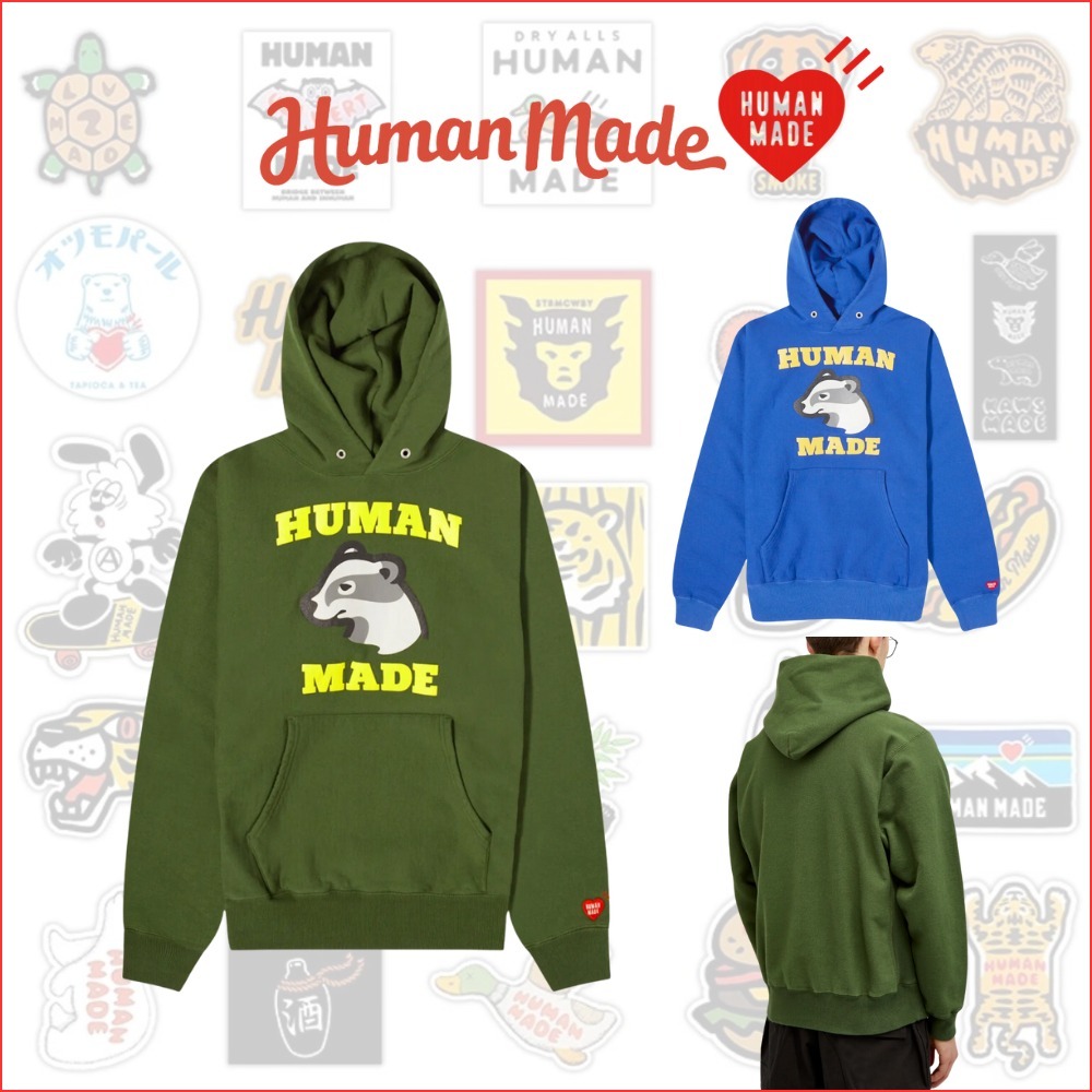 HUMAN MADE】ヒューマンメイド パーカー アナグマ ロゴ (HUMAN MADE