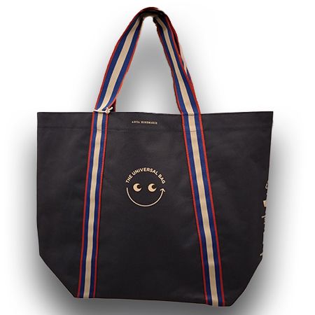 限定！アニヤハインドマーチ Universal Bag ネイビー (Anya Hindmarch
