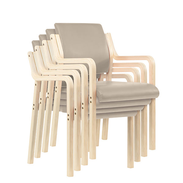 藤沢工業 ナチュラル ウッドチェア ビスケット 福祉用イス 介護用イス