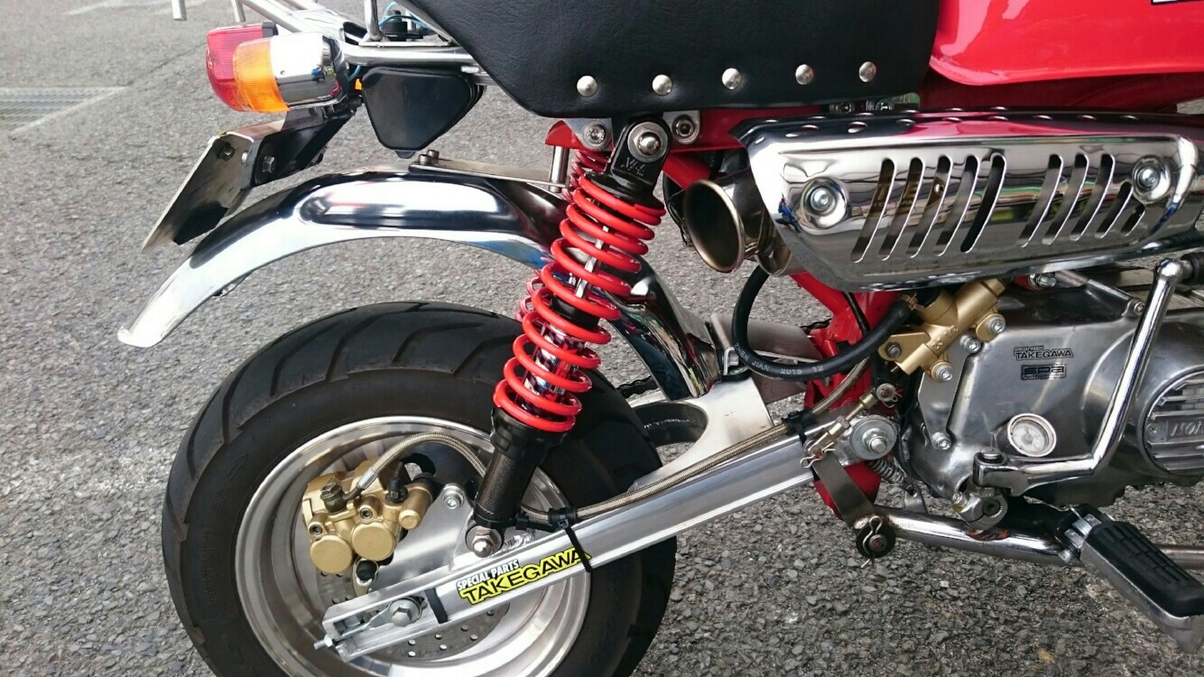 YSS ハイブリッドリアサスペンション のパーツレビュー | モンキー