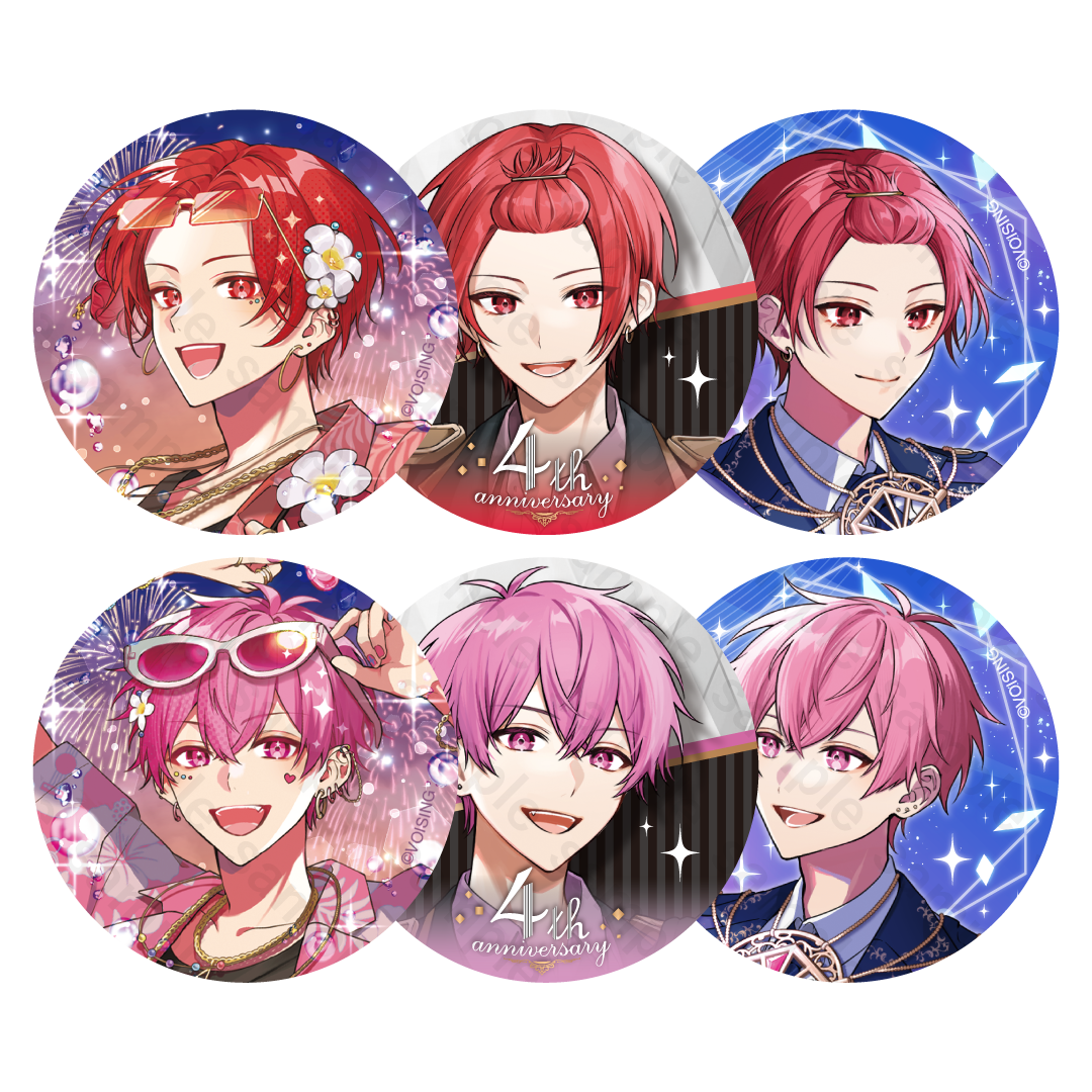 いれいす お正月ピックアップランダム缶バッジ 2026 赤組 - いれいすと