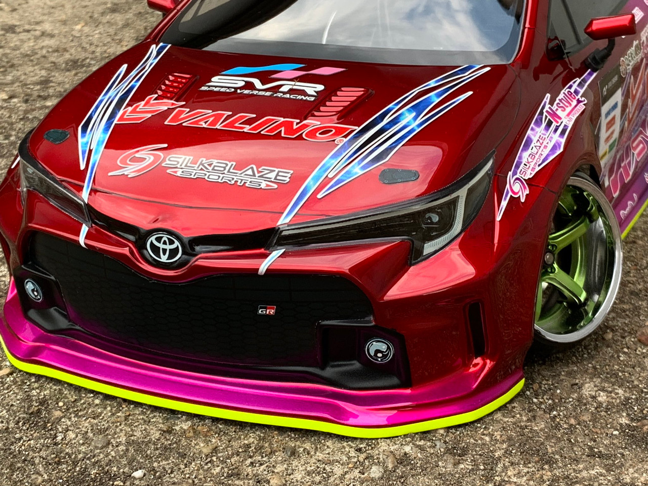 Reve D 1/10 RC Car BODY TOYOTA COROLLA GR Cusco Body -CLEAR- #DB-GRCC