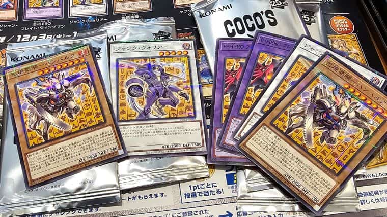 ココス遊戯王コラボでブラックマジシャンガールが欲しくて10パック開け