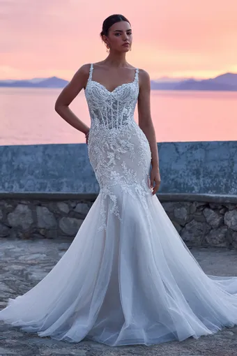 Mermaid Lace Wedding Dress with Illusion Back | Sophia Tolli