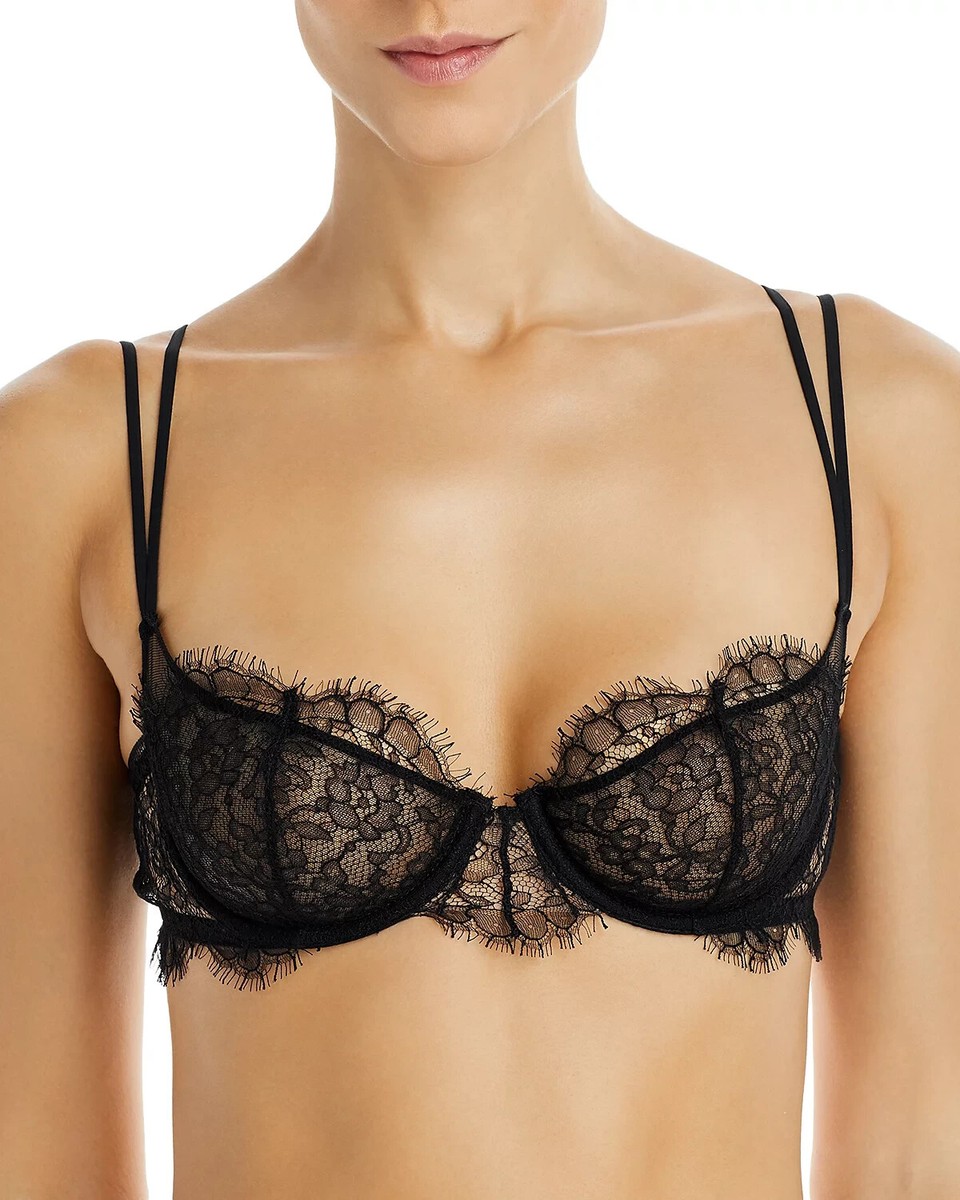 LA PERLA Scalloped Lace Underwire Balconette Bra Size 3C $490 | eBay
