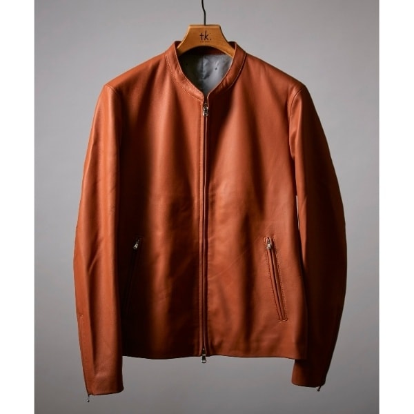 S～3L】ラムレザーシングルライダースジャケット | ティーケー