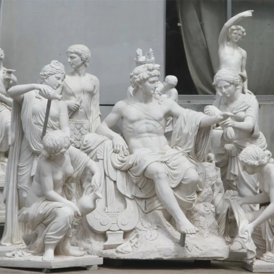 クラシックな屋外用白大理石の庭の彫刻 - 中国 大理石彫刻、大理石の