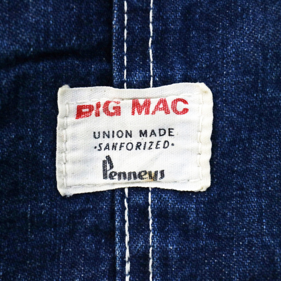 60年代 USA製 BIG MAC ビッグマック デニム オーバーオール