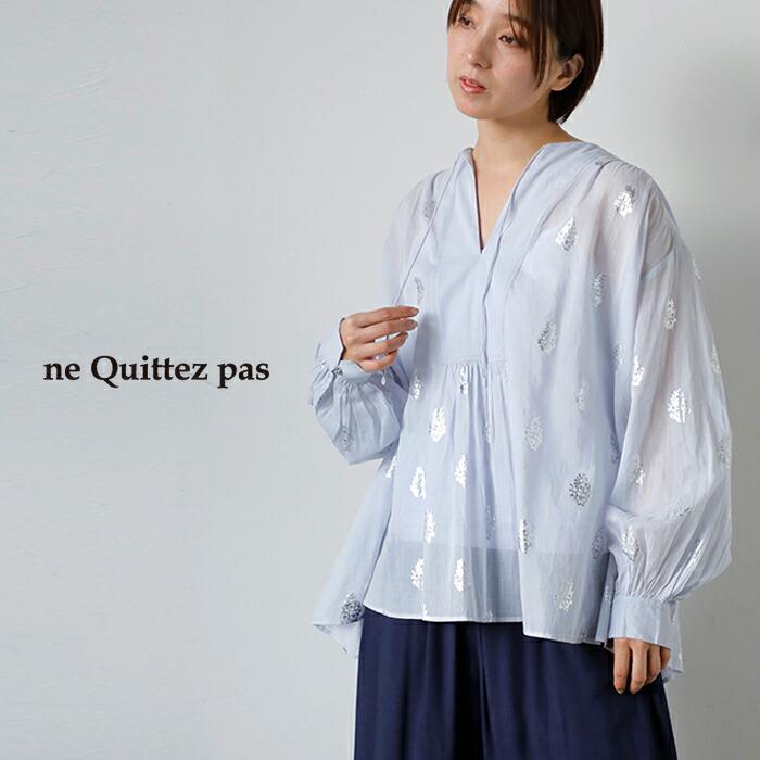 NE QUITTEZ PAS!（ヌキテパ） ne Quittez pas コットンボイル フラワー