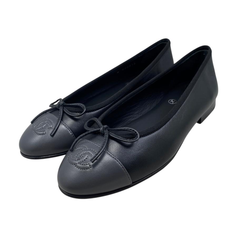 CHANEL（シャネル） パンプス ココマーク リボン バレリーナシューズ