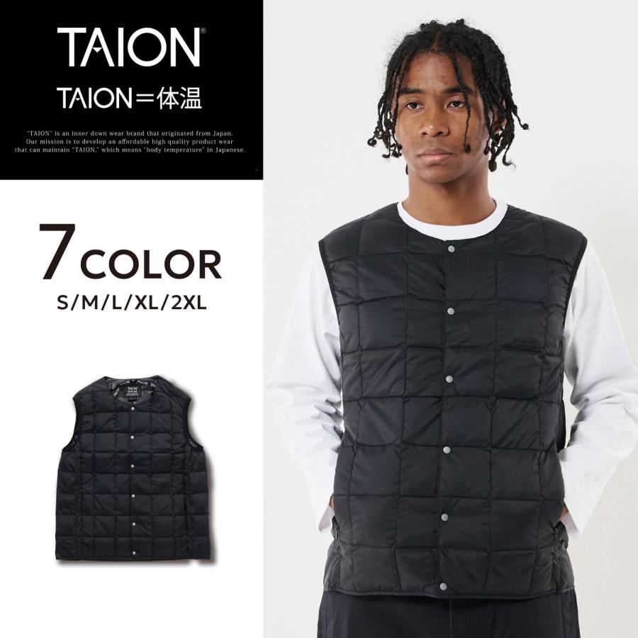 TAION（タイオン） インナーダウン ベスト ジレ アウター ベーシック