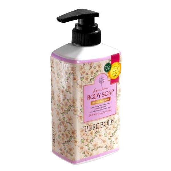 ボディソープ本体 ピュアボディ CICA配合 ジャスミンの香り 500ml